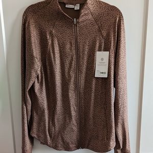 NWT Athleta XL Tall Salutation jacket leopard spot